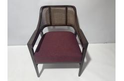 China Modern Luxury Cane Chair With Upholstery Fabric For Commercial Hotel supplier