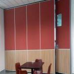 Decorative Acoustic Accordion Room Divider Floor to Ceiling Mounted for sale