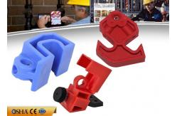 China Nylon Material Circuit Breaker Lock , 16g Switch Breaker Lockout Device supplier