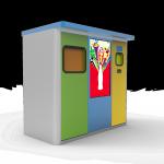Bus Station Intelligent 4 In 1 RVM Vending Machine Solar Powered for sale