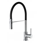 Silicone Spout Chrome Kitchen Mixer Faucet Deck Mount With 35mm Cartridge for sale