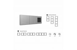 China 5 conjoined KNX Wall Switch , Smart Home Lamp Switch 86x86mm supplier