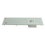 Industrial Membrane Keyboard with optical trackball and numeric keypad