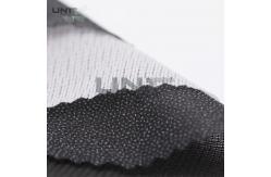 China Double Dot Coating Interlining With Width 36-60 Inches And Shrinkage ≤1% supplier