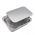 F4 83185 Disposable Foil Containers With Lids 1750ml Rectangle Aluminium Cake Foil