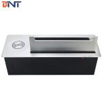 The Silver Brushed Aluminum Alloy Panel Desktop  Flip Up Cover Data Socket BF900