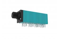 China 9mm 8 Gang Rotary Mono Potentiometer With Customized Plastic Shaft For Audio supplier