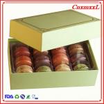 6 , 12 Cells Customized Macaron Trinket Cardboard Box