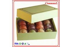 China 6 , 12 Cells Customized Macaron Trinket Cardboard Box supplier