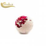 Skin Moisturization Custom Petal Bath Bomb 80g Fruit Fragrance for sale