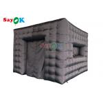 Commercial Inflatable Air Tent Rental Structure Exhibition Black Color for sale