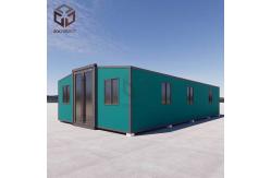 China 72m2 SPC Flooring Luxury Expandable House Container Fireproof Panel And Pipes supplier