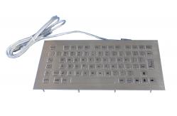 China Professional Kiosk stainless steel ruggedized keyboard with FN keys , RoHS supplier