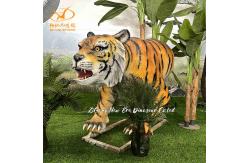 China Realistic Animatronic Animal Tiger Head for Zoo Park and Exhibition supplier