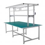 Factory Assembly Line Work Station Workshop Packing Bilateral Workbench Table for sale