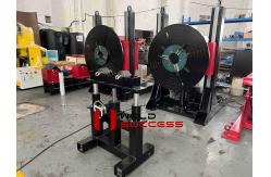 China 3 Ton Hydraulic Lifting Pipe Turning Welding Positioner With 3 Jaws Chuck supplier