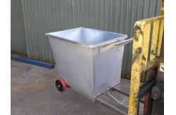China Lightweight Tipping Bins Forklift Attachment Quick Tip Bins supplier