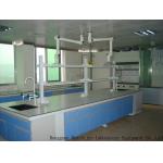 Acid Resistant Wood Lab Furniture Aluminum Alloy Handle 12.7mm Solid Bench Top for sale