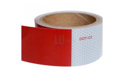 China Red&White Dot C2 Reflective Tape Guaranteed Quality Unique For Vehicles supplier