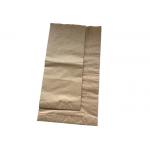 25KG Multiwall Kraft Paper Bags Pinch Bottom For Powder Material Packaging for sale