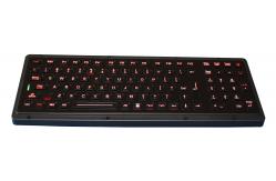 China 103 keys explosion proof Industrial marine keyboard with red backlight supplier
