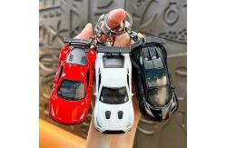 China Mini Simulated Custom Car Shaped Keychains Cartoon Style ​​Child Friendly supplier