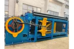 China Low Noise195m/h Automatic Gabion Machine 84*110mm Stone Cage Wire Mesh supplier
