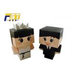 Recyclable Cardboard Box Furniture , Cartoon Models Cardboard Furniture For Kids for sale