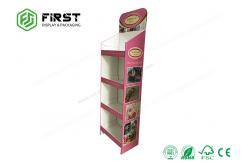 China 4C Offest Printing Cardboard Floor Displays Eco - Friendly Recyclable For Snacks supplier