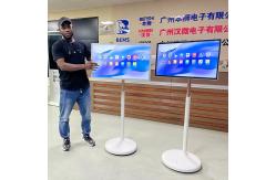 China Smart Custom Touch Screen Kiosk Display Battery Rechargeable Media LCD Display supplier