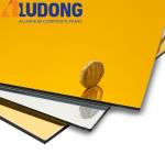 3MM Gold Silver Mirror Aluminum Composite Panel PE Coating for sale