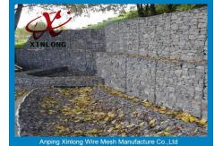 China Hexagonal Stainless Steel Gabion Basket Stone With Mesh 8*10mm supplier