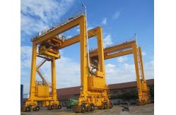 China Double Girder Container RTG Mobile Gantry Crane With 10m~40m Span supplier