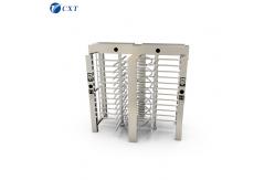 China Dual Channels Building Site Turnstile Full Height Security Turnstiles CE Z1702A-90 supplier