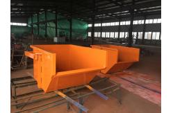 China ODM Orange 4 Yard Skip Crane Boat Skip For Construction Garbage supplier