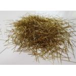0.2*6mm Copper Coated Steel Fiber Reinforcement 30mm Aspect ratio for sale