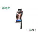 Time Attendance 800*1280 Face Recognition Infrared Thermometer for sale