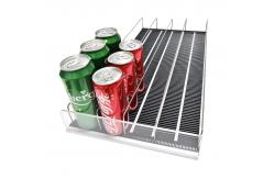 China Fridge Freezer Grocery Store Cold Beverage Cans Gravity Feed Roller Shelf supplier