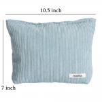 Women's Velvet Makeup Bag Large Capacity Canvas Makeup Bag Travel Toiletry Bag Accessories Storage Bag for sale