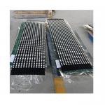 High Abrasion Resistant Ceramic Pulley Lagging With 92% Alumina Ceramic Rubber for sale