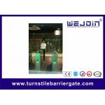 Intelligent Flap barrier integrated with IC Card and 304 stainless steel Housing for sale