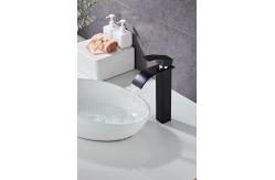 China Black SUS Spray Paint Basin Above Counter Wash Basin Faucet supplier