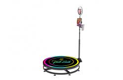 China 360 Degree Selfie Booth Automatic Spinner Video Booth Less Noisy All Angles supplier