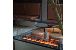 China 3D Atomization LED Electric Fireplace Simulation Flame Water Vapor Fireplace supplier