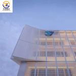 Aluminum Beam Metal Linear Ceiling Commercial Wood Grain Acm Panels 150mm