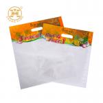 Factory Customization Transparent Fresh Fruit Vegetable Packaging Bags Bopp Plastic Bags With handle for sale