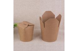 China 18gsm PE Coated Paper Disposable Food Container With CMYK Litho Printing supplier