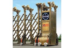 China Automatic Electric Retractable Door Factory School Main Gate Driveway supplier