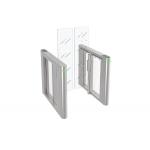 AC100V Lane Turnstile Gate 0.2s  Full Height Swinging Panel Brushless Servo for sale