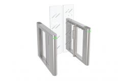 China AC100V Lane Turnstile Gate 0.2s  Full Height Swinging Panel Brushless Servo supplier